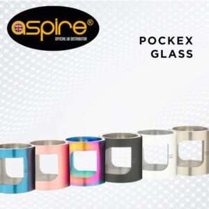 aspire pockex pyrex replacement glass color blue 4216 p