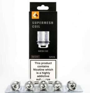geekvape supermesh x2 0.4ohm coils x5 14886 p