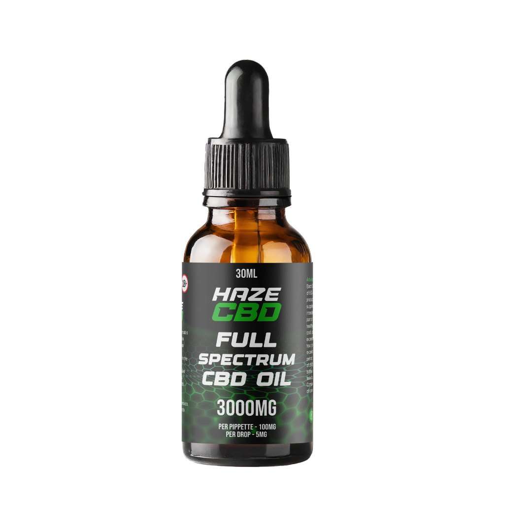 Haze CBD Full Spectrum Haze CBD 3000MG Full Spectrum CBD Oil 30ml - Image 1