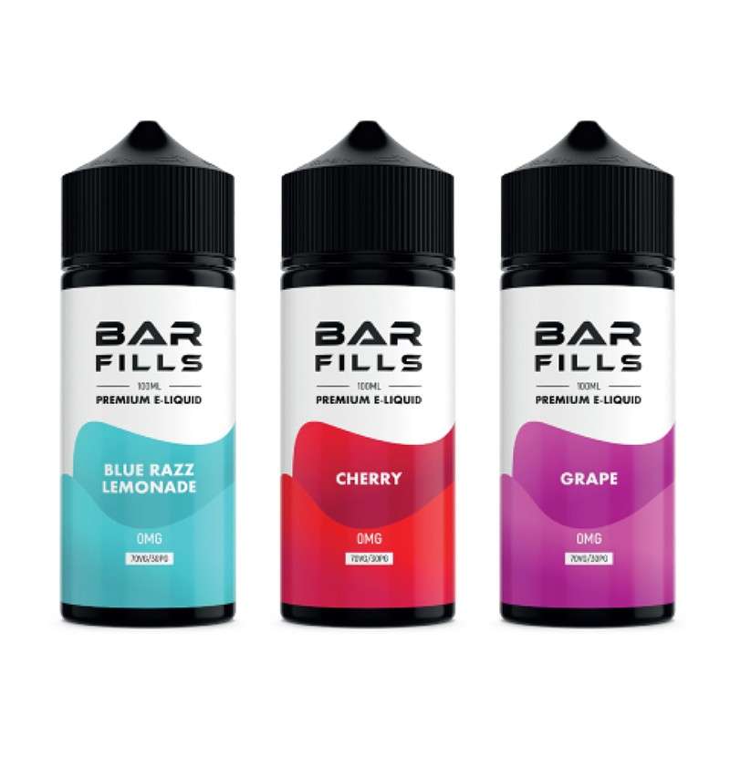 Bar Fills 100ml E-Liquid