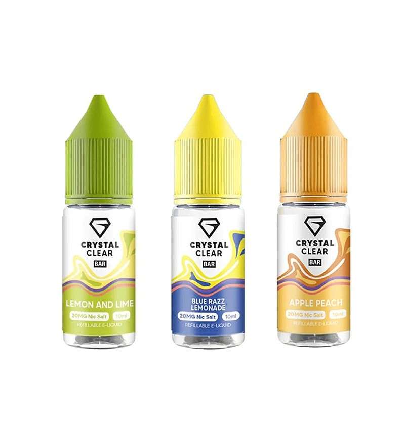 Crystal Clear Nic Salts 10MG (Pack of 10)