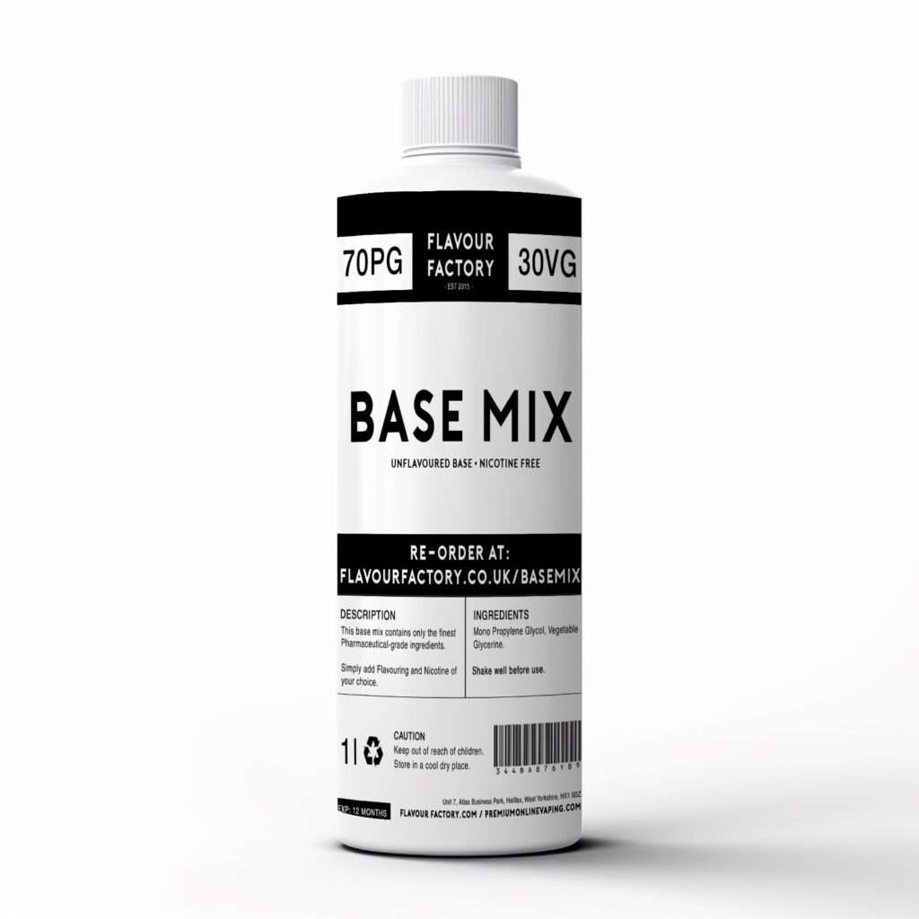 PG VG Base Mix - 1 litre
