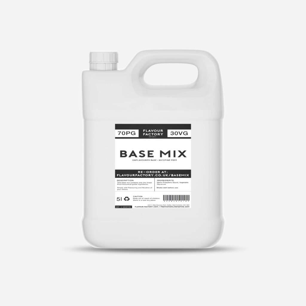 PG VG Base Mix - 5 litre