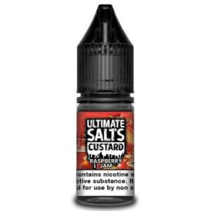 Raspberry Jam Custard 10ml Nic Salt E Liquid By Ultimate Salts 56201