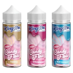 kingston shortfill 100ml e liquid candy floss range buy 2 get 1 free 246036 1000x