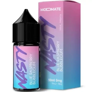 nasty juice modmate 50ml shortfill e liquids blue raspberry bubblegum 35720798208155 480x