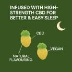 Haze CBD Sleep Night Gummy 3000mg - Fizzy Pineapple - Image 2
