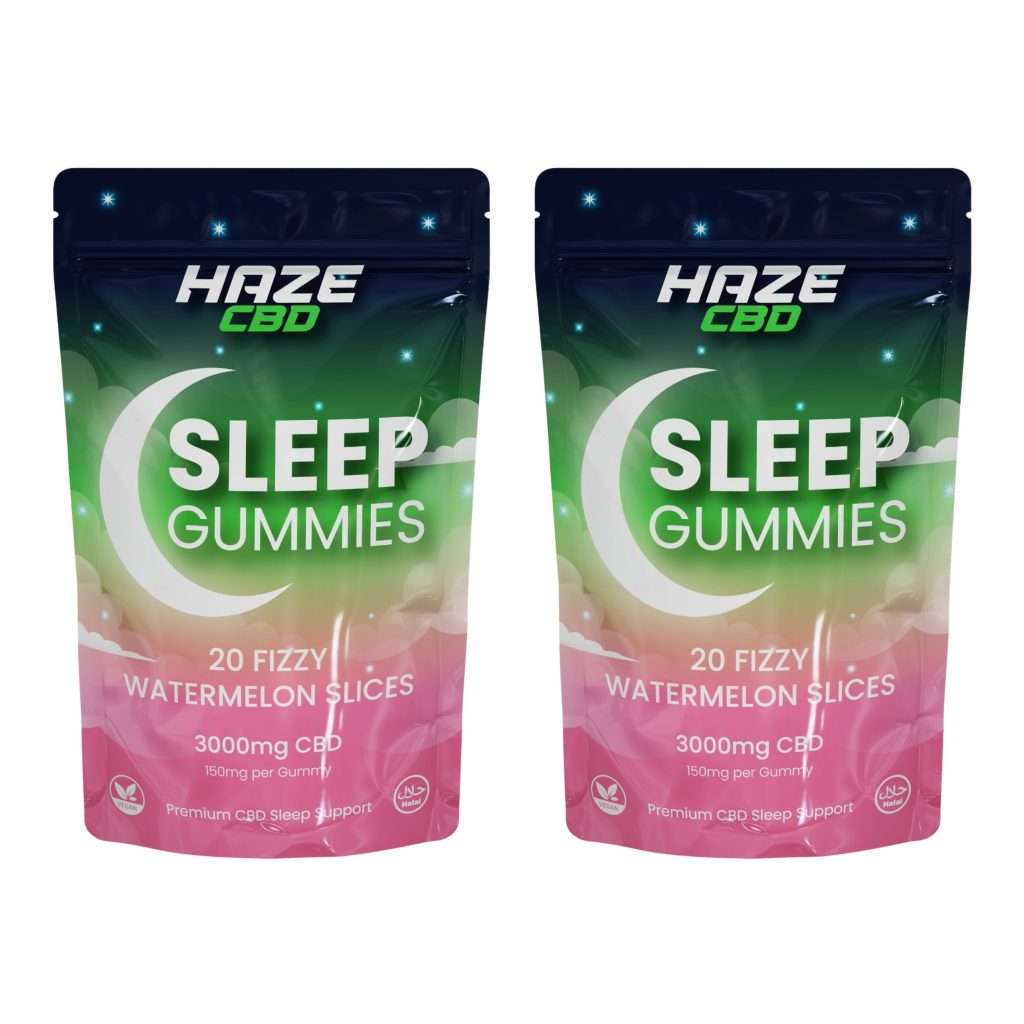 Haze CBD Sleep Night Gummy 3000mg - Fizzy Watermelon Slice
