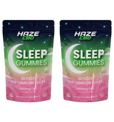 Haze CBD Sleep Night Gummy 3000mg - Fizzy Watermelon Slice