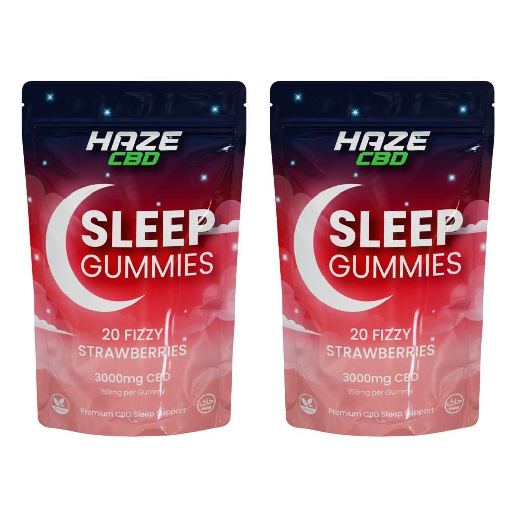 Haze CBD Sleep Night Gummy 3000mg - Fizzy Strawberry