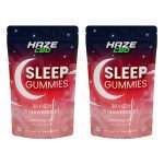 Haze CBD Sleep Night Gummy 3000mg - Fizzy Strawberry