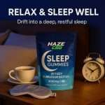Haze CBD Sleep Night Gummy 3000mg - Fizzy Bubblegum Bottle