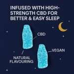 Haze CBD Sleep Night Gummy 3000mg - Fizzy Bubblegum Bottle
