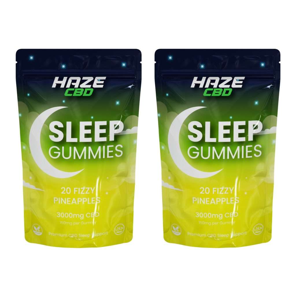 Haze CBD Sleep Night Gummy 3000mg - Fizzy Pineapple