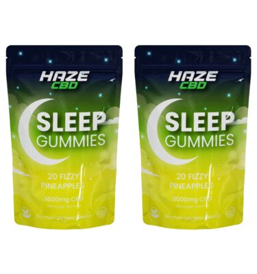 Haze CBD Sleep Night Gummy 3000mg - Fizzy Pineapple