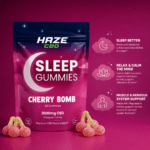 Haze CBD Sleep Night Gummy 3000mg - Cherry Bomb - Image 2