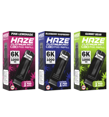 Haze CBD Platinum Pro Pre-filled Pods