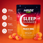 Haze CBD Sleep Night Gummy 3000mg - Peach Punch - Image 3